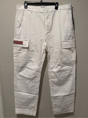 Olympic Skateboarding Team Canada x OVO Paris 2024 White Men's Cargo Pants
